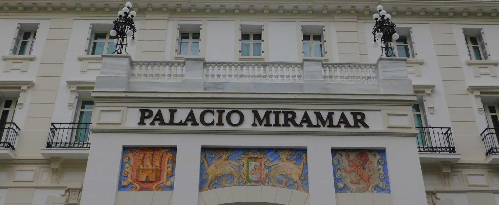 Das Hotel ' Palacio Miramar ' Malaga