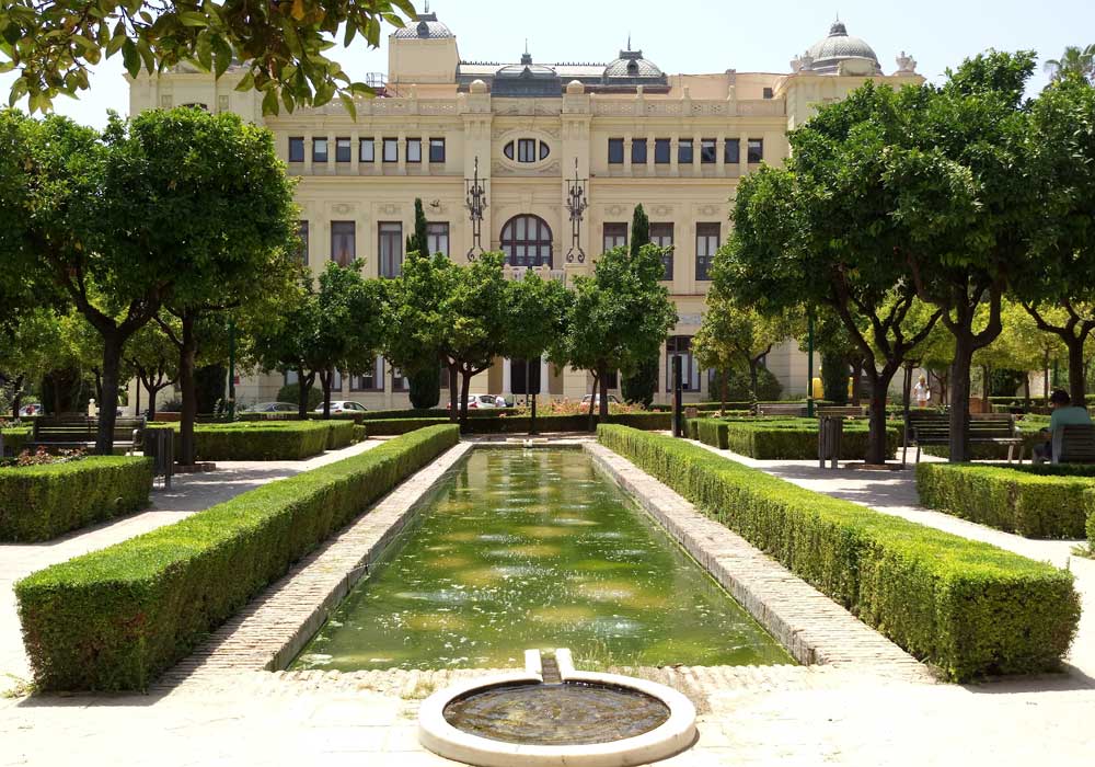 Das Rathaus von Malaga