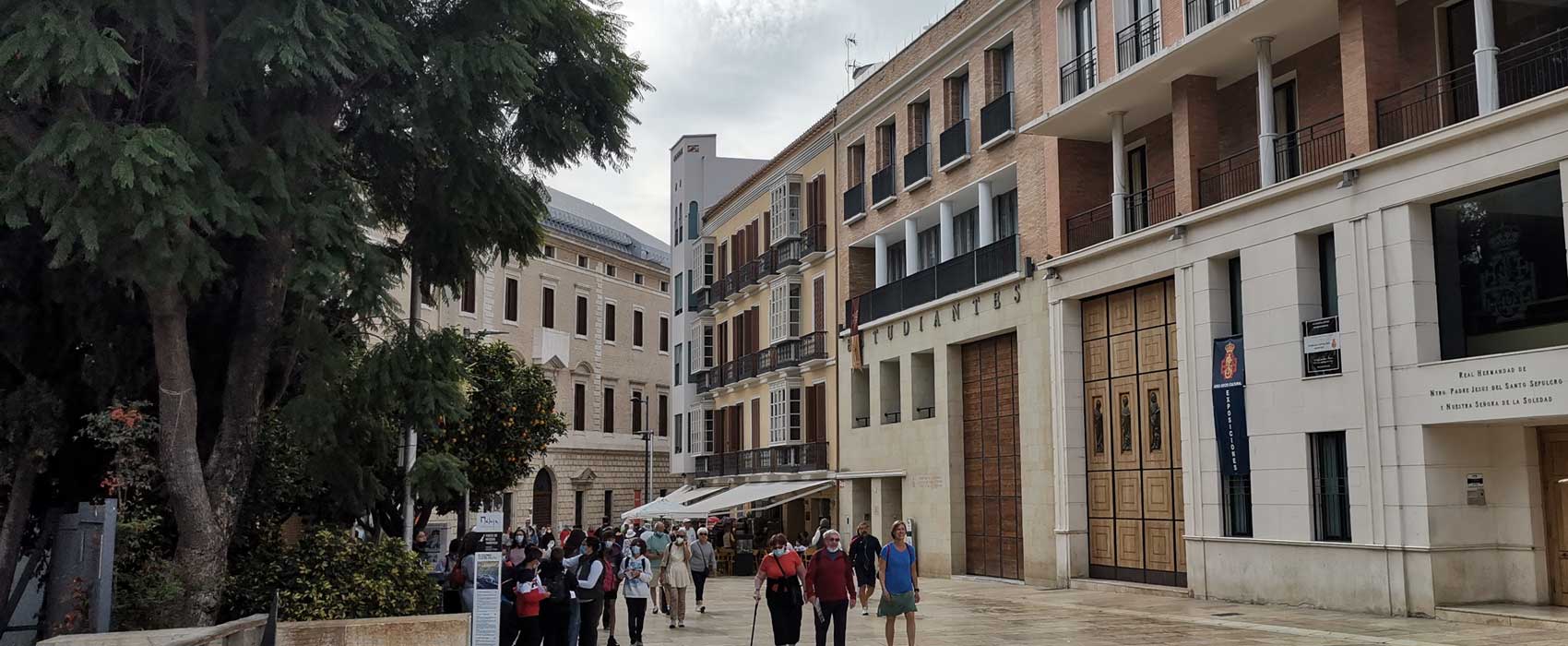 Das Stadtzentrum von Malaga