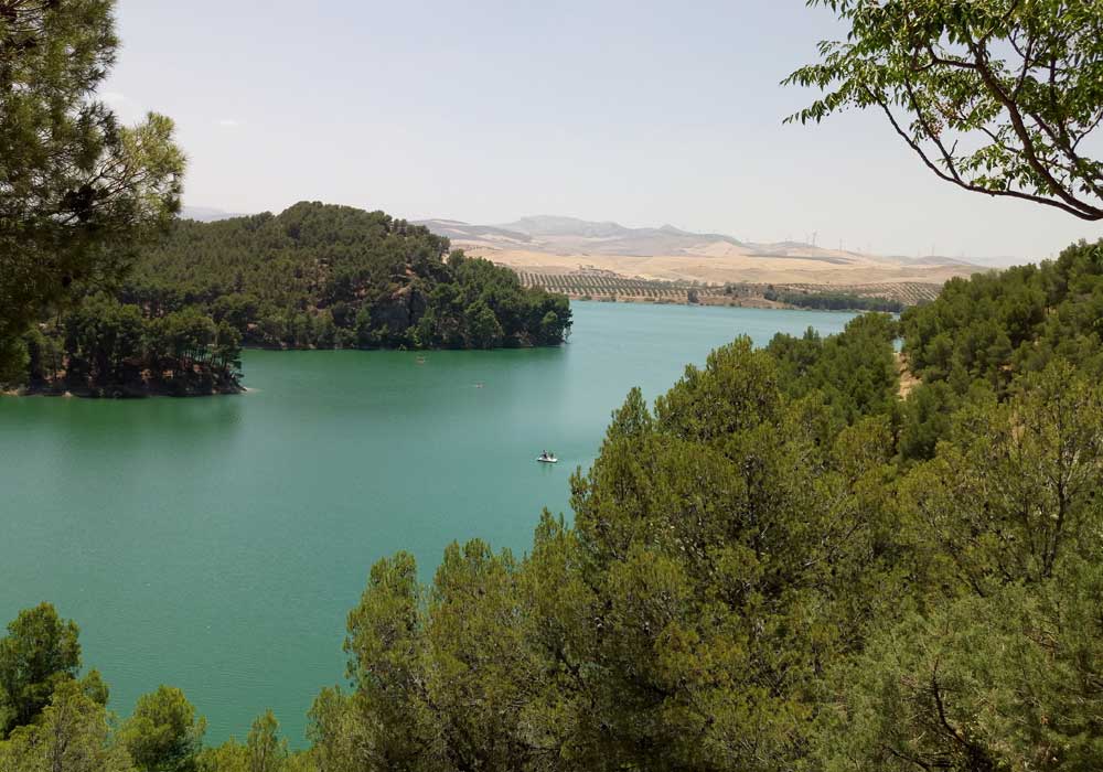 Der Stausee ' El Chorro ' in der Nähe von Malaga