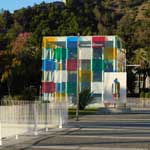 Das Museum ' Pompidou ' in Malaga.