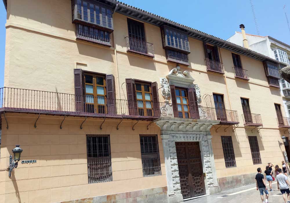 Der Palast Zea Salvatierra, war im 18. und 19.Jahrhundert, Sitz des Stadtparlaments von Malaga.