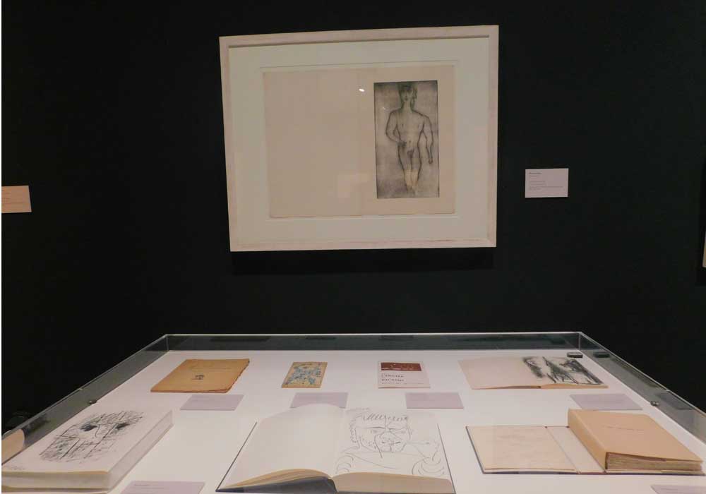 Ein Athlet von vorn. Eine Arbeit Pablo Picasso aus dem Jahr 1960. Ein Athlet von vorn. Eine Arbeit Pablo Picasso aus dem Jahr 1960.