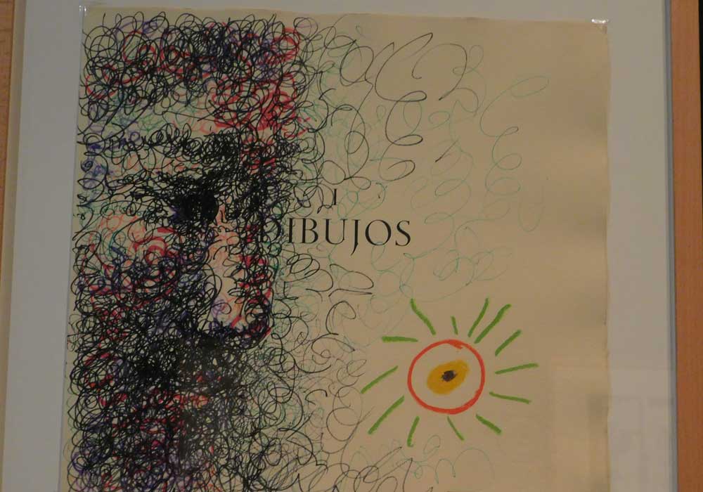 Eine Skizze von Pablo Picasso. Eine Skizze von Pablo Picasso.
