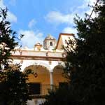 Der Garten des Bischofspalastes von Malaga.