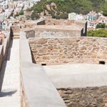 Die Burg Gibralfaro von Malaga