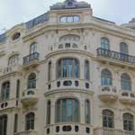 Die Fassade des ehemaligen Kaufhauses Felix Saez