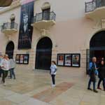 Das Kino ' Albeniz ' von Malaga, hier finden jedes Jahr die spanischen Filmfestspiele statt. 
