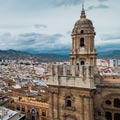 Die Kathedrale von Malaga.