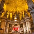 Der Altarsaal der Kathedrale von Malaga.