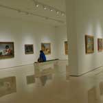 In den Ausstellungen sind Gemälde aus drei Jahrhunderten zusehen.