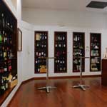 Die Weinkollektion des Weinmuseums von Malaga.